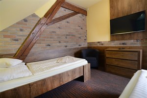 Hostinec Obora Trpišov - 2 x Dvoulůžkový pokoj Standard č. 3 a&nbsp;4